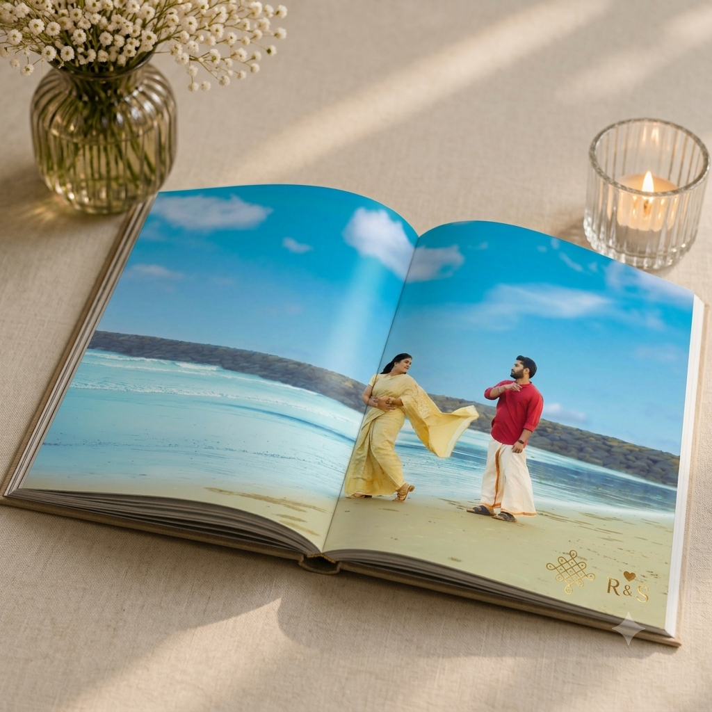 Editorial Flush-Mount Wedding Album - 30 Pages